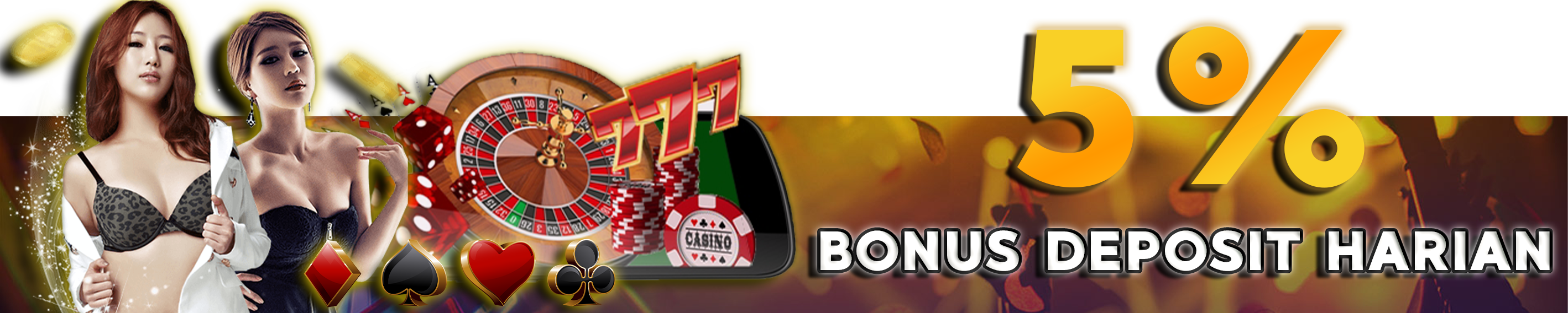 5% DAILY DEPOSIT BONUS — LIVE CASINO